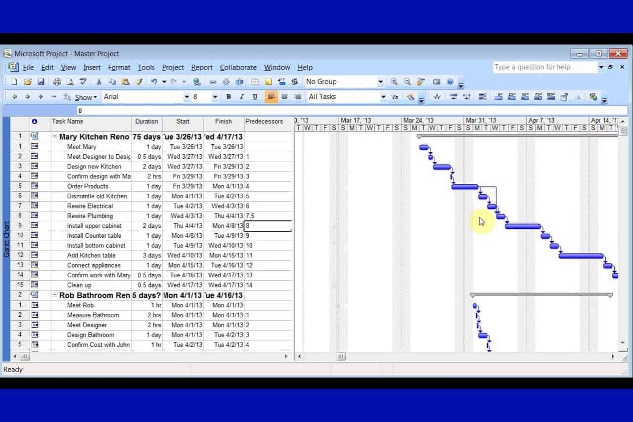 Microsoft Projects